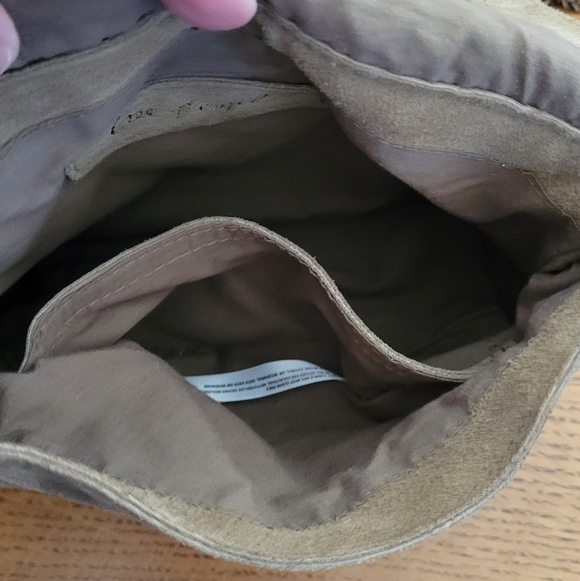 Free People Slouchy Suede Shoulder Bag in khaki - Picture 6 of 11